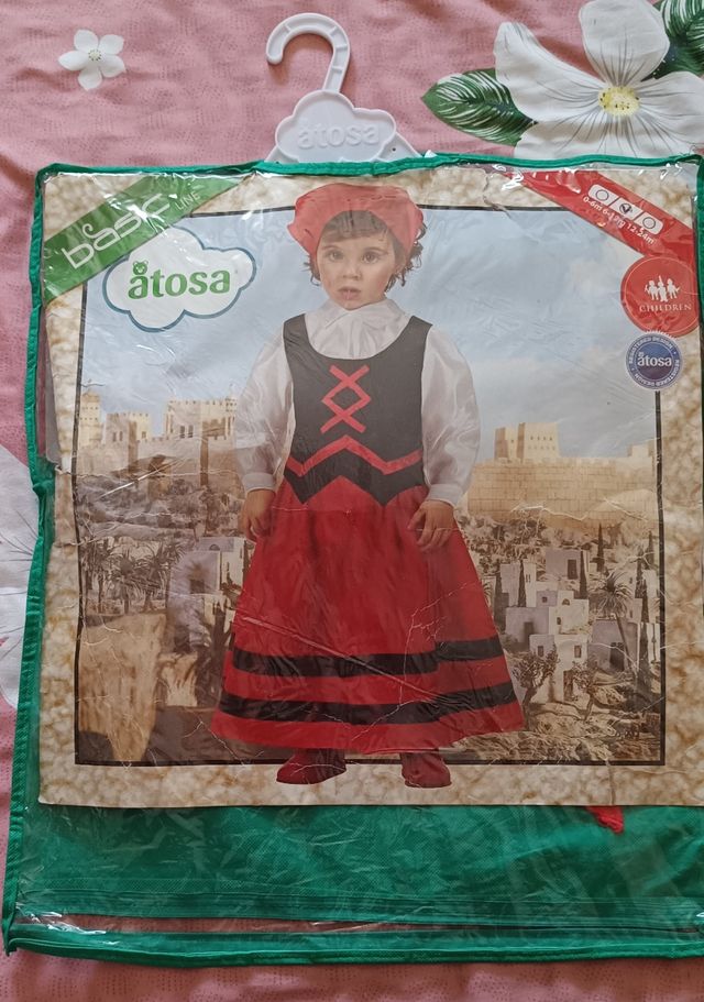 Disfraz de pastorcilla  6-12 meses.