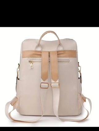 Zaino donna beige e rosa nuovo