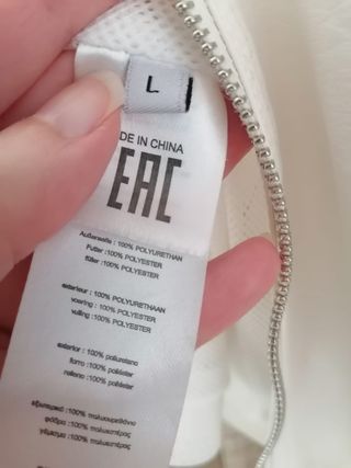 Giubbotto bianco alta qualità