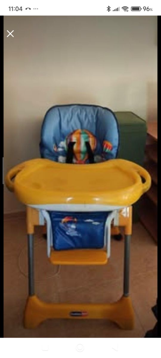 Seggiolone Chicco diverse posizioni