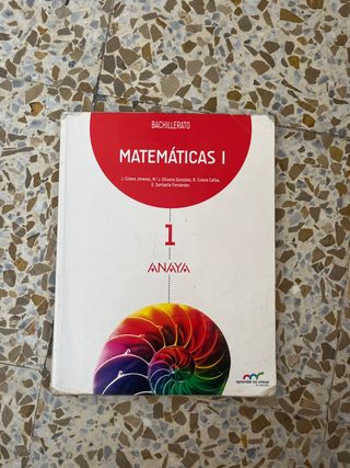 libro de mates de 1 bachillerato 
