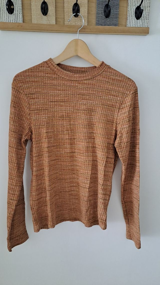 Jersey fino naranja multicolor