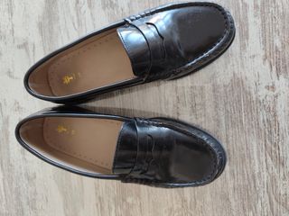 Zapatos de comunión negros talla 36. Usados 2h.