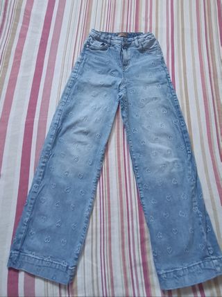 Jeans bambina con cuori