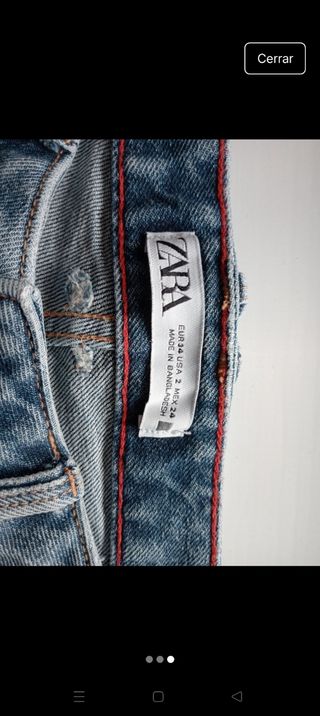Pantalón vaquero Zara mujer