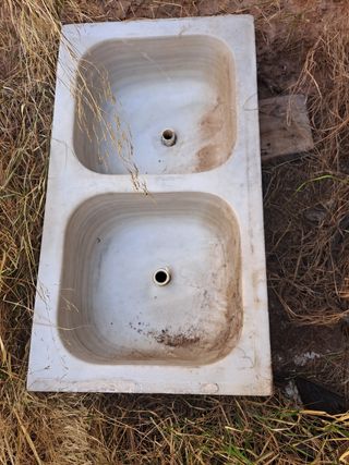 Pila de mármol macizo