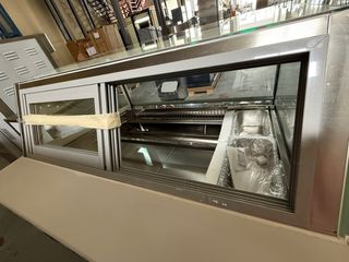Vitrina expositora de helados