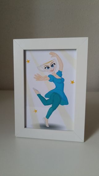 Ballerina Capuchina cuadro marco