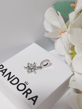 Charm Pandora Flor Circonitas Plata