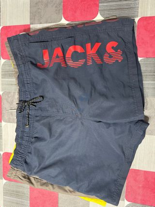 Pack 3 Bañadores Jack&Jones Azul/Multicolor