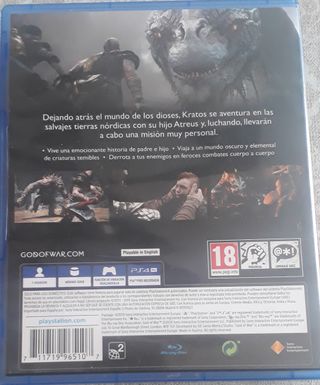 God of War PS4 (PlayStation 4) Acción