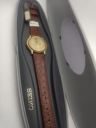 Seiko Fase Lunar Dorado