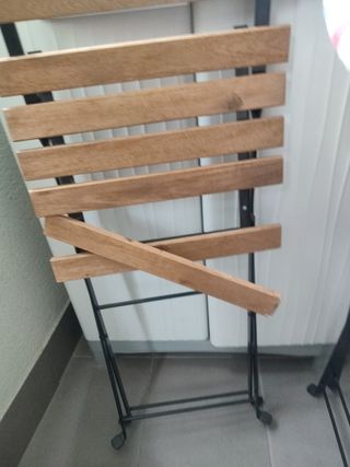 Sillas de terraza madera