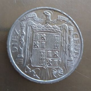 Moneda de 10 céntimos 1953. España. 