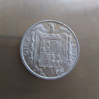 Moneda de 10 céntimos 1953. España. 