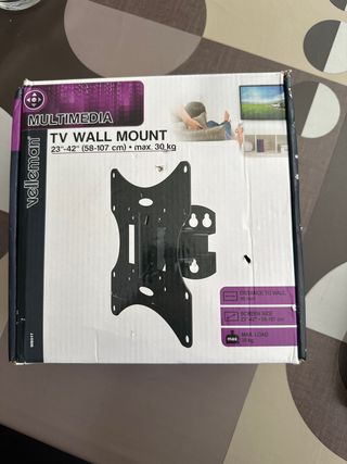 Soporte Pared TV Velleman 23-42 30kg
