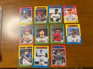 Lotto 11 carte baseball Topps