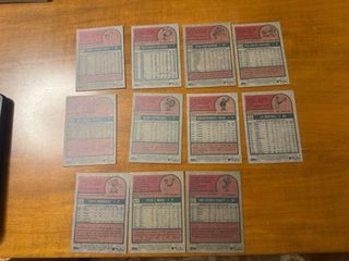 Lotto 11 carte baseball Topps