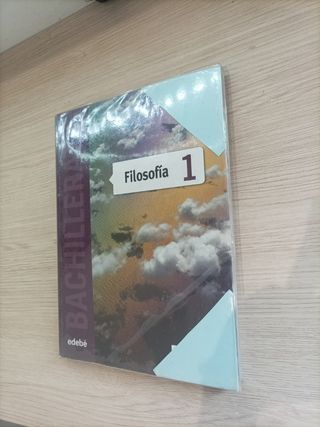Libro FILOSOFÍA. 1 bach. Marca edebé