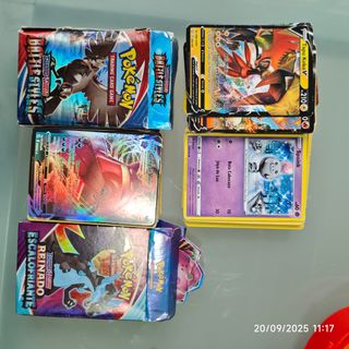 152 Lote Cartas Pokémon Espada y Escudo