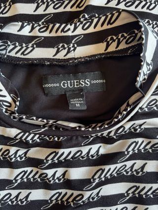 Tubino Guess nero con logo