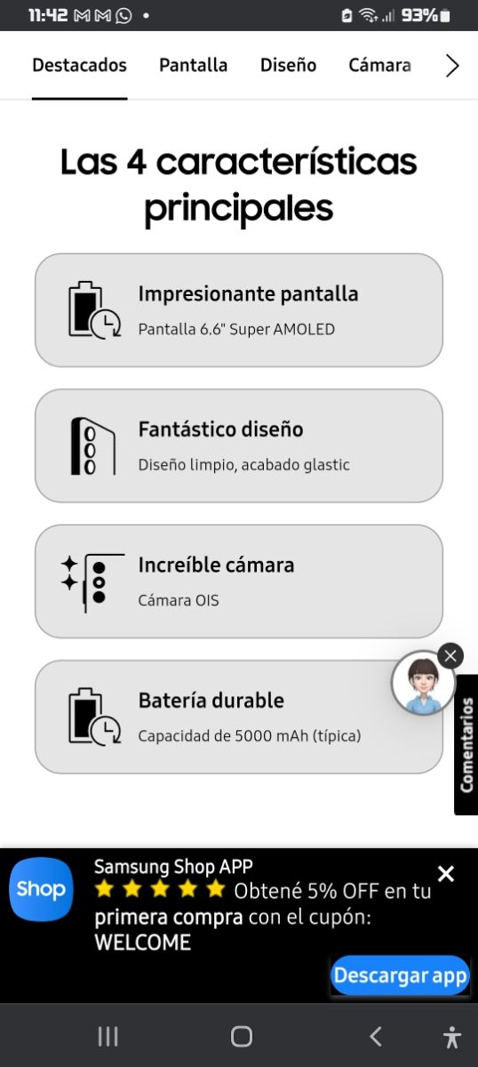 Samsung A34 5G Nuevo a estrenar 