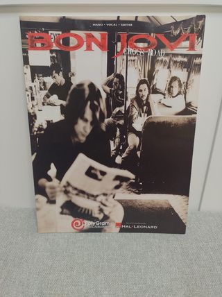 Libro Partituras Bon Jovi Cross Road PVG