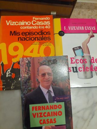 11 libros de Fernando Vizcaíno Casas