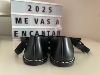 Bailarinas Zara TRF con cintas negras