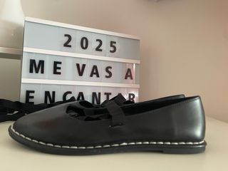 Bailarinas Zara TRF con cintas negras