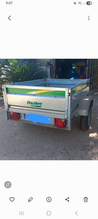 Remolque gran capacidad, poco uso