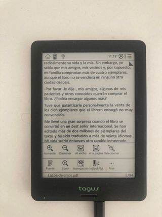 Libro electrónico Tagus negro