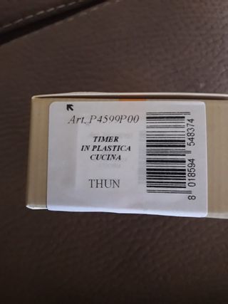 Timer Cucina Thun in Plastica