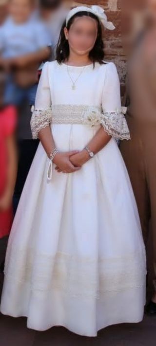 Vestido de comunión para niña 