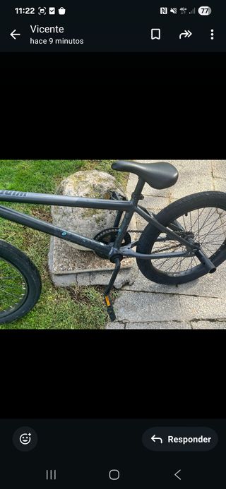 Bicicleta BMX Negra