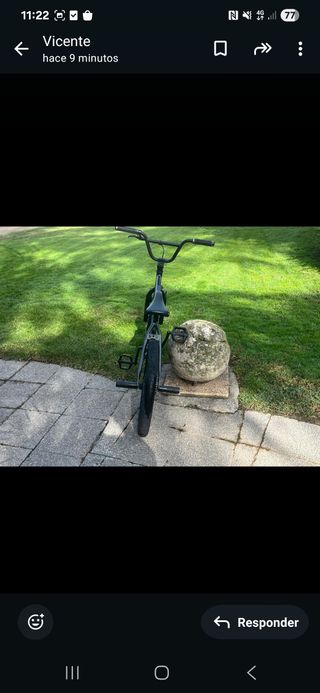 Bicicleta BMX Negra