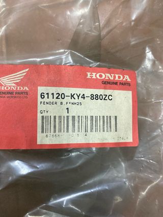 Guardabarros delantero parte traser Honda NSR 125R