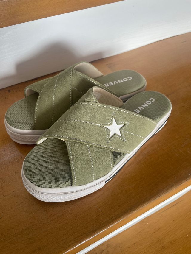 Chanclas Converse T37 Verde Oliva