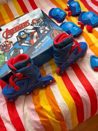 Patines Marvel Avengers Niño + Protecciones