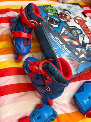 Patines Marvel Avengers Niño + Protecciones