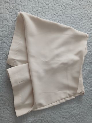 Falda pantalón beige talla XS