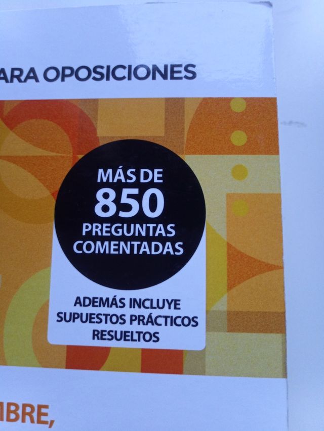Test comentados para oposiciones de la Ley 9/20...