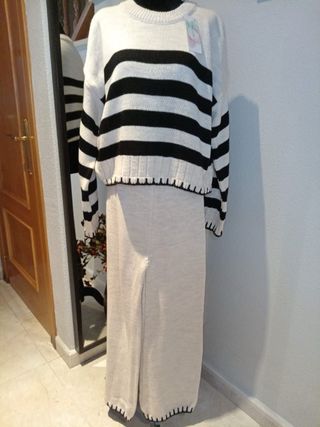 Conjunto de punto rayas
