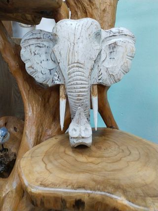 Figura Cabeza de madera