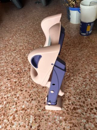 Escalera plegay infantil para baño rosa y azul