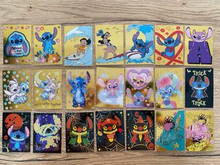 Cromos Dorados especiales Stitch Disney