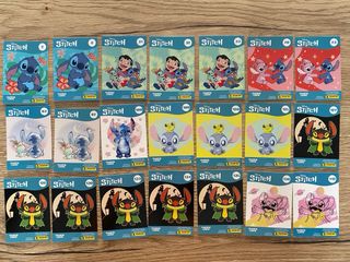 Cromos Dorados especiales Stitch Disney