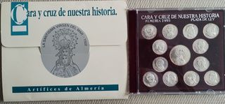 Colección Monedas Plata Cara y Cruz Almería 1995