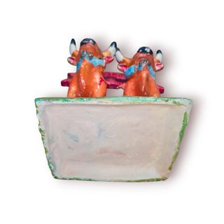 Dupla de Bois com Canga Decorativa - Julia Cota