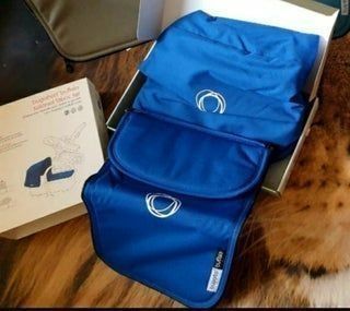 Capota extensible y cubre bugaboo buffalo azul!!